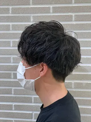 パーマ メンズ 赤本悠斗波巻きパーマ メンズパーマのヘアスタイル