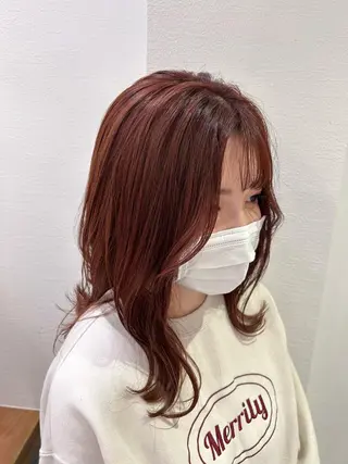 カラー 韓国レイヤー✂︎ yuka♥️のヘアスタイル