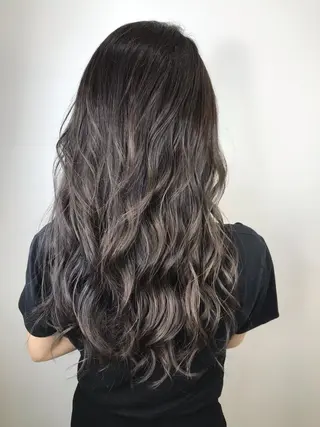 セミロング カラー 大橋 輝久のヘアスタイル