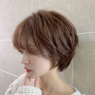 ショート パーマ 銀座美容師 末松知紘のヘアスタイル