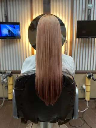 ロング カラー 寺島 希乃佳のヘアスタイル