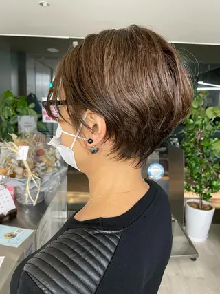 ショート 心斎橋/海外レイヤー 募集中三好玲奈のヘアスタイル