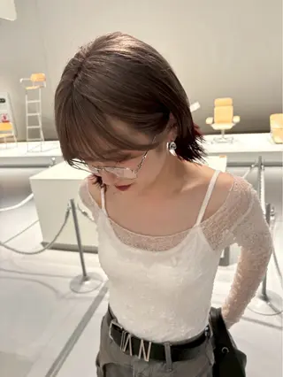 ミディアム 宇野愛華∕ パーマスタイルのヘアスタイル