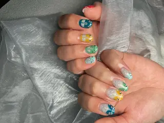 ネイル 下妻ネイルサロン/ 持ちの良いネイルのネイルデザイン