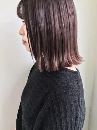 ミディアム 稲田 結衣夏のヘアスタイル