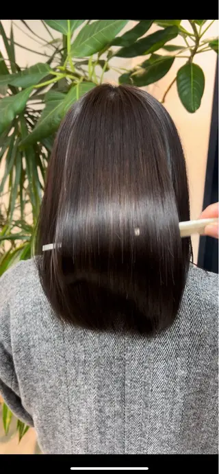セミロング 山中 欧輔のヘアスタイル