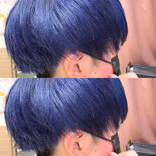 ショート カラー メンズ ハイトーン特化 川井優汰のヘアスタイル