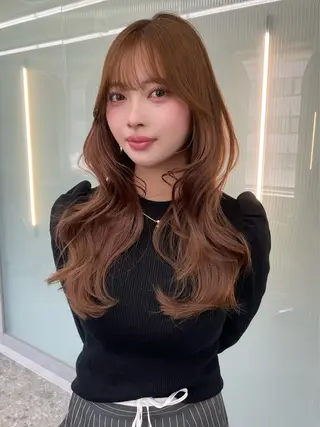 セミロング 髙杉 心のヘアスタイル