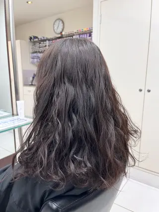 ロング パーマ 小野 達己のヘアスタイル