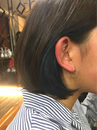 ミディアム カラー 五月女 和樹のヘアスタイル