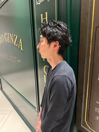 パーマ メンズ ヒロ銀座 うたのヘアスタイル