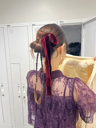 ロング ヘアアレンジ 🌷川崎/ボブ/ アレンジ/コトネ🌷のヘアスタイル