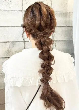 ヘアアレンジ 椎葉 みはるのヘアスタイル