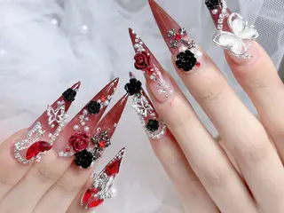ネイル MoMoA Nail ネイル長さ出し専門店のネイルデザイン
