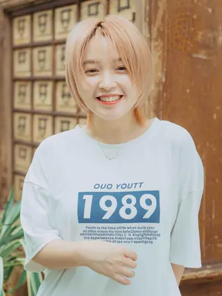 カラー 竹廣 春奈のヘアスタイル