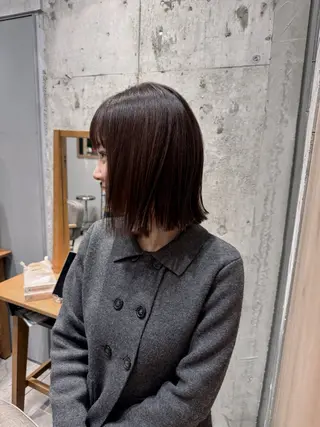 ショート カラー ヘアアレンジ mina 🐈‍⬛ ラフな似合わせヘアのヘアスタイル
