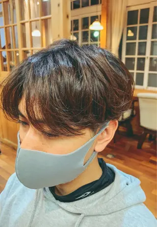 パーマ メンズ 吉田 浩太郎のヘアスタイル