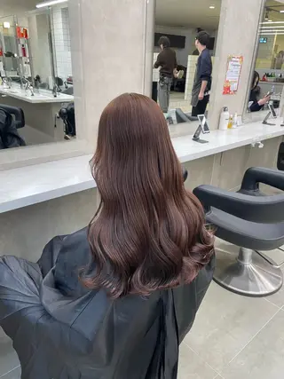 ロング カラー ヘアアレンジ 💗横浜美容室 💗HARUNAのヘアスタイル
