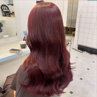 ロング カラー 【美髪矯正/絹髪】 🎀hinano🎀のヘアスタイル