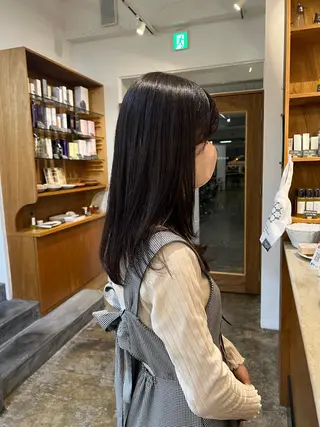 セミロング 鈴木 三保のヘアスタイル