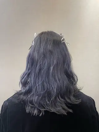 ミディアム Daisy🎀透け感 カラー🎀JUNAのヘアスタイル