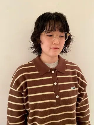 パーマ Tomoka🐶🌟 似合わせカット✂︎のヘアスタイル