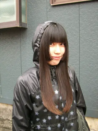 ロング 長谷川 優光のヘアスタイル