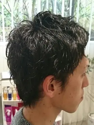 メンズ パーマ LAUGHIEW所属・門野 なつきのヘアスタイル