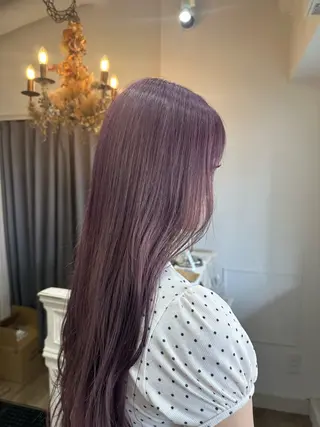 ロング カラー 梅田/寒色カラー/ まほのヘアスタイル
