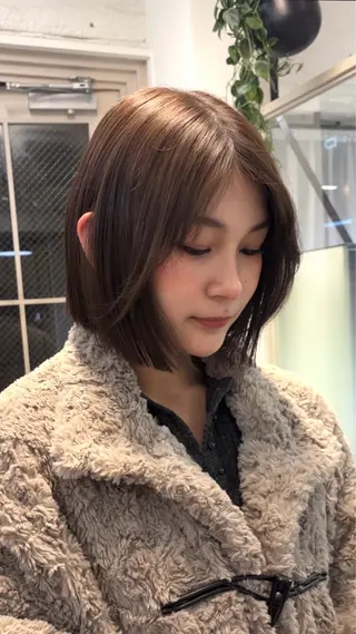 ショート miyu  / 柔らかい透明感カラーのヘアスタイル