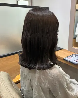 ミディアム 柴田真衣 /ナチュラル/半個室のヘアスタイル