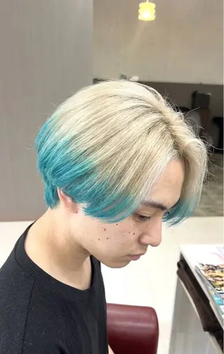 ショート カラー メンズ KEN 🌟のヘアスタイル