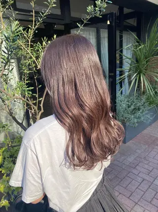 ロング カラー otoha✳︎ くすみ艶カラーのヘアスタイル