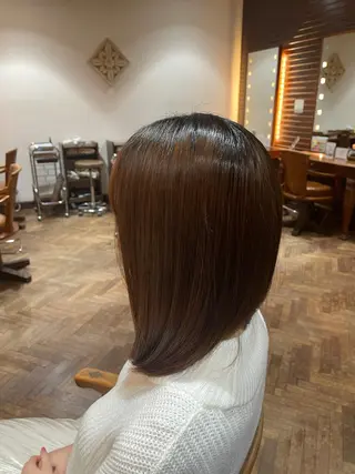 ミディアム stylist YUTOのヘアスタイル