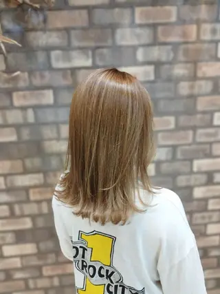 セミロング ヘアアレンジ ✨艶髪✖癒し✨🍀 miyazawaのヘアスタイル