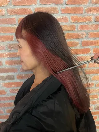 ロング カラー rin 🖤〈大宮〉のヘアスタイル