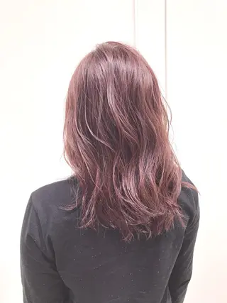 ミディアム ハイトーンカラー🌈 メンズパーマ鈴木康平のヘアスタイル