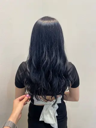 ロング カラー 堀越 美羽のヘアスタイル