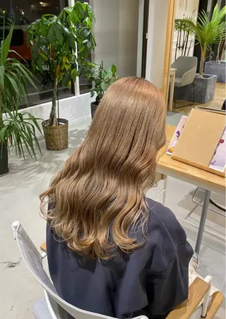 ロング カラー yate'/ Wカラー/小出捷也のヘアスタイル