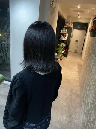 セミロング カラー 美髪 透明感カラーSotaのヘアスタイル