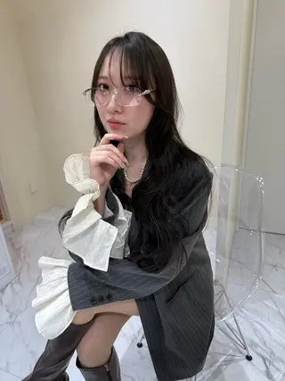 カラー 韓国オンニhair Ruri🇰🇷🤍のヘアスタイル