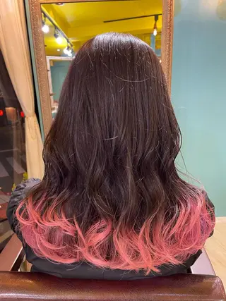 ロング 末石 智のヘアスタイル