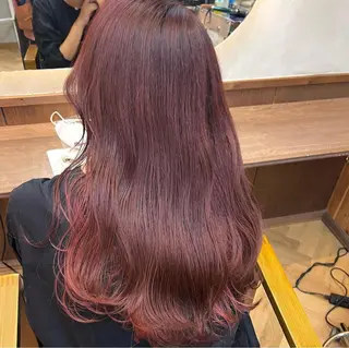 セミロング カラー パーマ ヘアアレンジ メンズ キッズ ネイル マツエク・マツパ アイブロウ 前川 朋香のヘアスタイル
