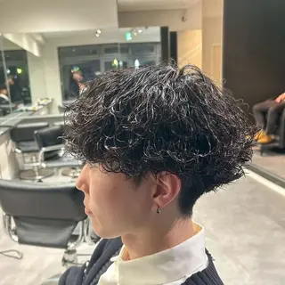 パーマ メンズ ♨️毛流れ特化♨️ メンズパーマ/はやとのヘアスタイル