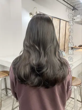 ロング 新宿/韓国ヘア/ 髪質改善ストレートのヘアスタイル