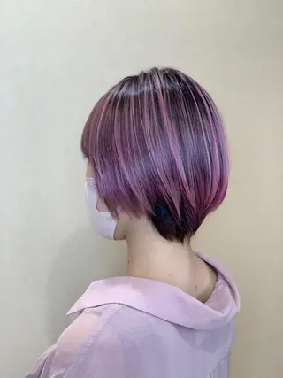 ショート カラー 小川 修平のヘアスタイル