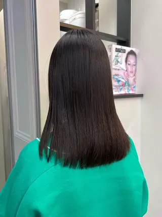 セミロング カラー 熊本市東区 /Ririkaのヘアスタイル