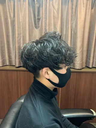ショート カラー メンズ ひらお あおとのヘアスタイル