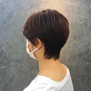 ショート 所渉/韓国レイヤー /ウルフカットのヘアスタイル