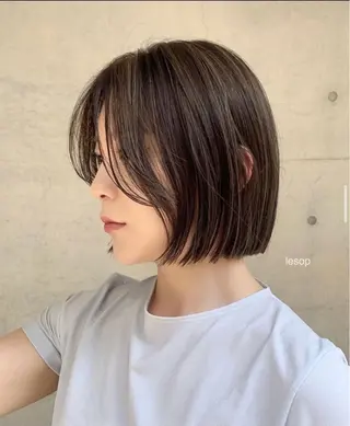 ショート 透明感カラー/顔周り カット/ののか💞のヘアスタイル